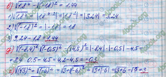 ГДЗ Алгебра 8 клас сторінка 535(в-г)